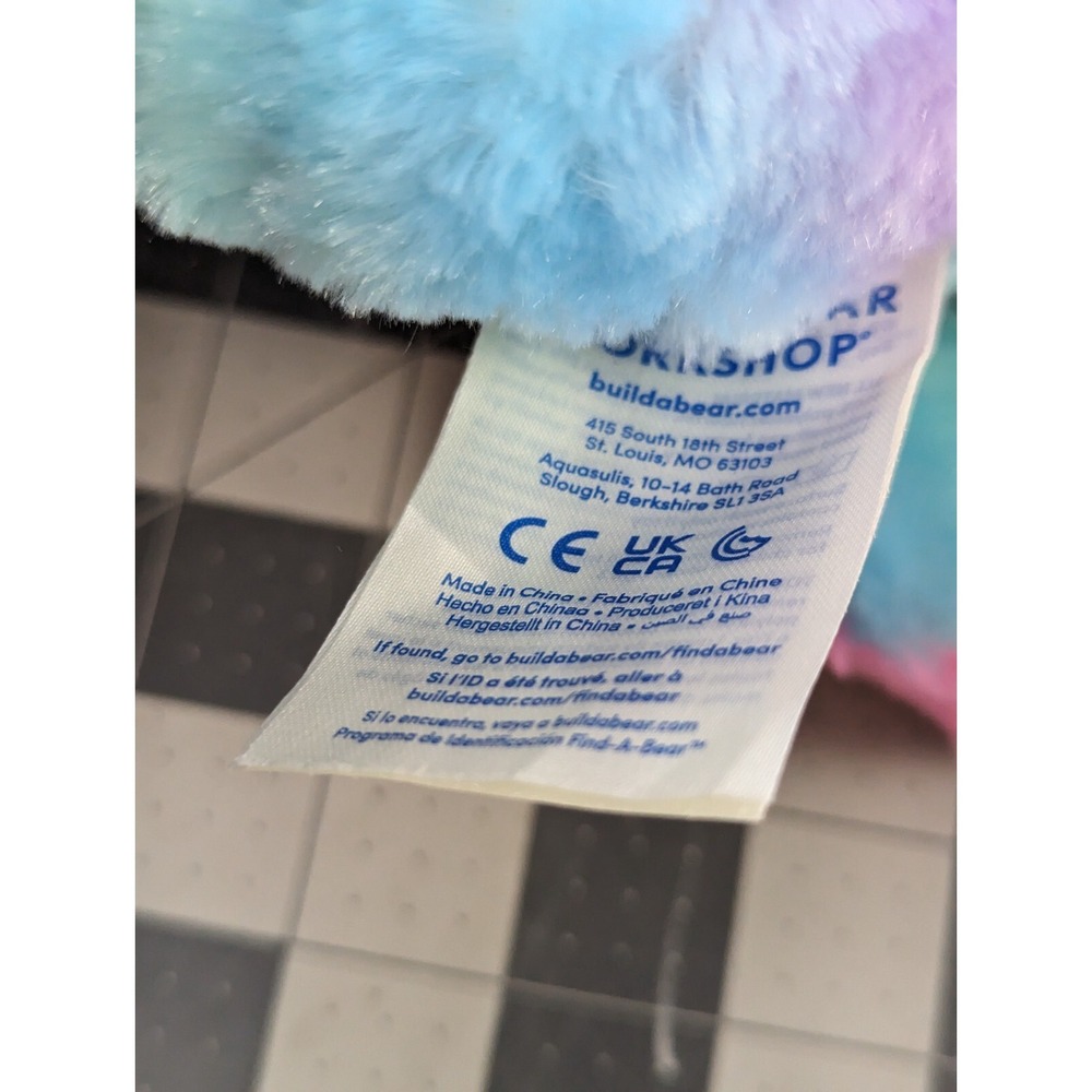 Build a Bear Great Wolf Lodge Plush Rainbow 18 Inch 2021 Stuffed Animal Toy - Picture 6 of 8